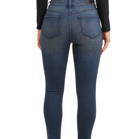New Mid Rise Stretchy Ankle Jeans Pants. - Picture 6 of 10